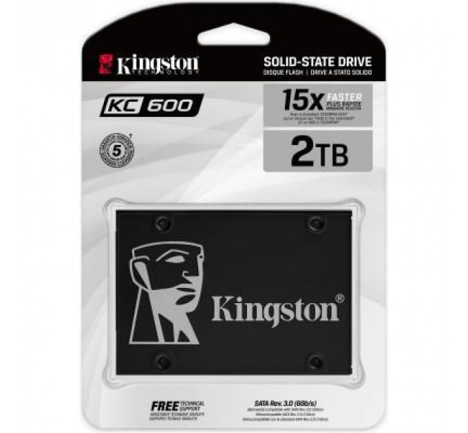 Накопичувач SSD 2.5" 2TB Kingston (SKC600/2048G)