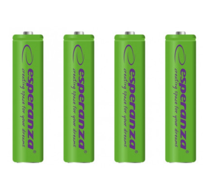 Esperanza Акумулятор Esperanza AAA 1000mAh Ni-MH * 4 green (EZA102G)