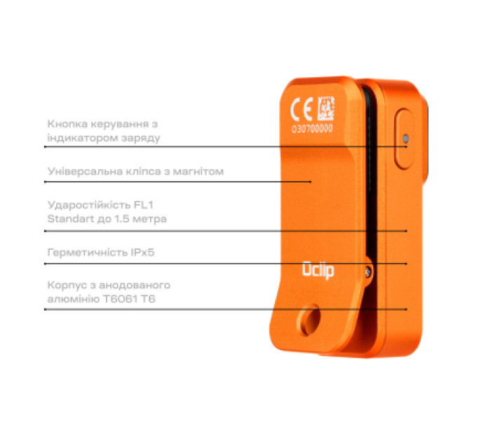 Olight Ліхтар Olight Oclip Orange (0.0000.0941)