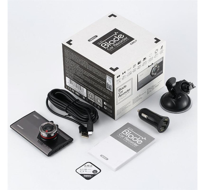 Remax Видеорегистратор Remax CX-05 Car Dash Board Camera Dark Grey (6954851289586)
