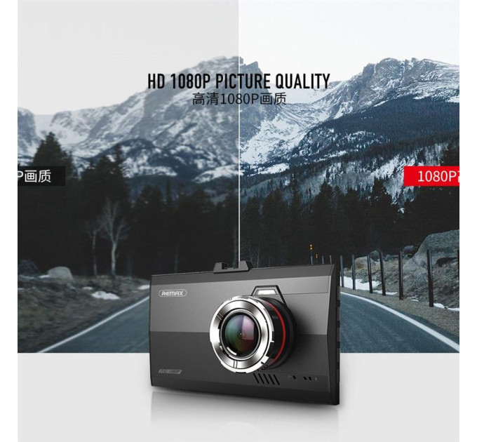 Remax Видеорегистратор Remax CX-05 Car Dash Board Camera Dark Grey (6954851289586)
