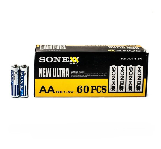 Sonex Батарейка Sonex Super Heavy Duty AA/LR06 60шт
