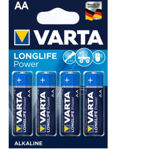 Varta Батарейка Varta Longlife Power 4906 (High Energy) AA/LR06 BL 4шт