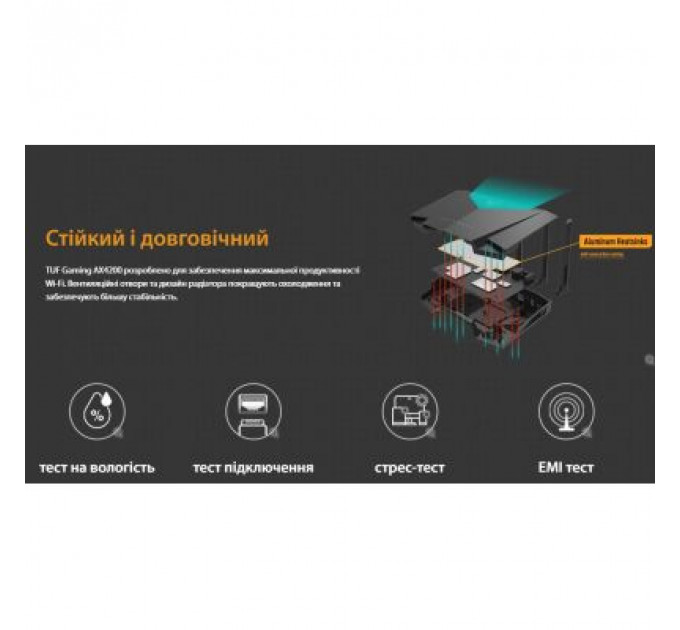 Маршрутизатор ASUS TUF-AX4200 (90IG07Q0-MO3100)