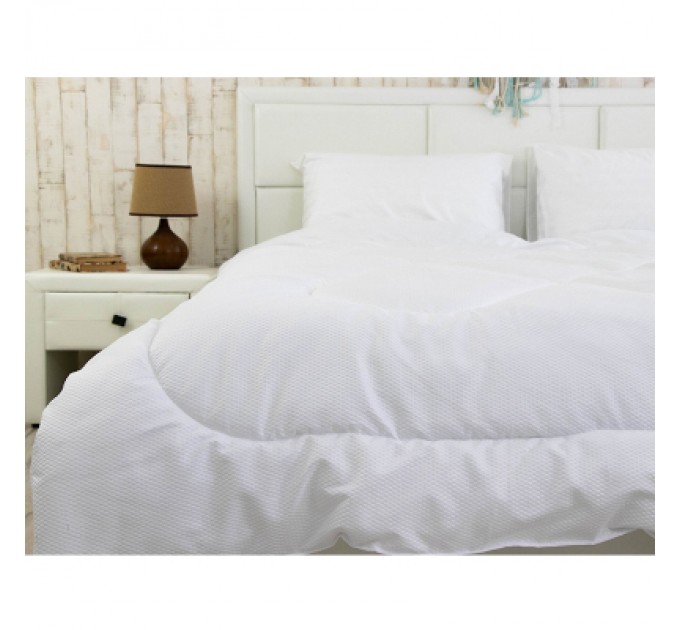 Руно Ковдра Руно силіконова біла Вафелька 140х205 (321.52СЛБ_Білий_1)