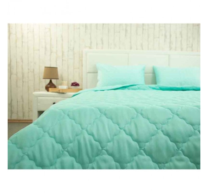 Руно Ковдра Руно силіконова бірюзова 155х210 (317.52СЛКУ_Бірюзовий)