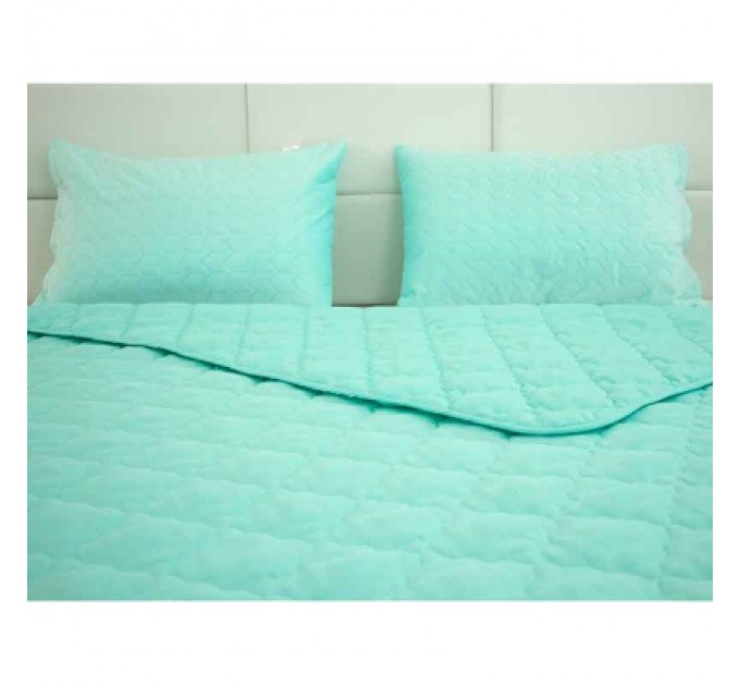 Руно Ковдра Руно силіконова бірюзова 155х210 (317.52СЛКУ_Бірюзовий)