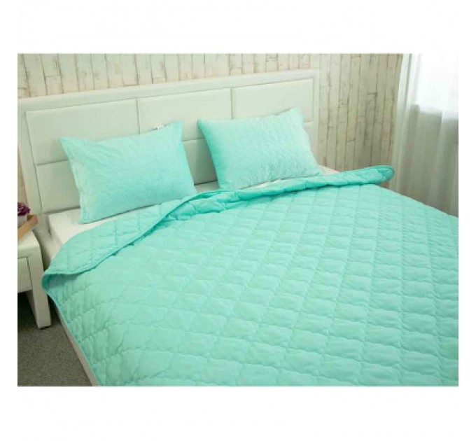 Руно Ковдра Руно силіконова бірюзова 155х210 (317.52СЛКУ_Бірюзовий)