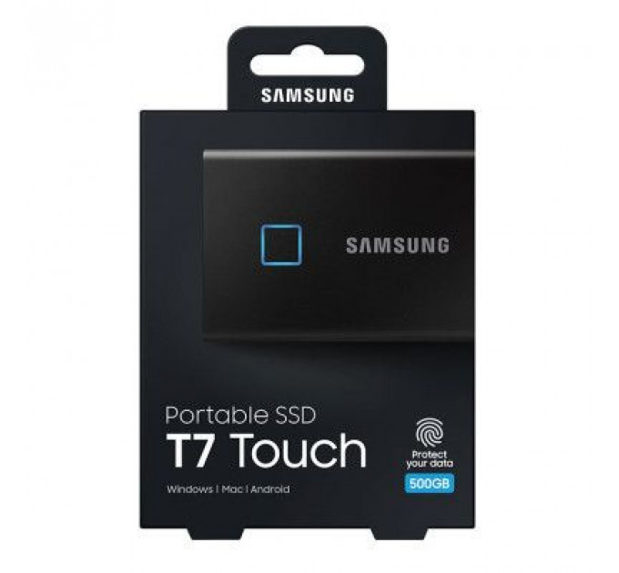 Накопичувач SSD USB 3.2 500GB T7 Touch Samsung (MU-PC500K/WW)