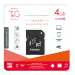 T&G Карта пам`яті MicroSDHC 4GB Class 10 T&G + SD-adapter (TG-4GBSDCL10-01)