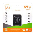 T&G Карта пам`ятi MicroSDXC 64GB UHS-I Class 10 T&G + SD-adapter (TG-64GBSDCL10-01)