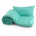 Руно Ковдра Руно набір ковдра 140х205 + 1 подушка 50х70 силіконова Бірюзовий (К_924.52СЛ200_Бірюзовий)