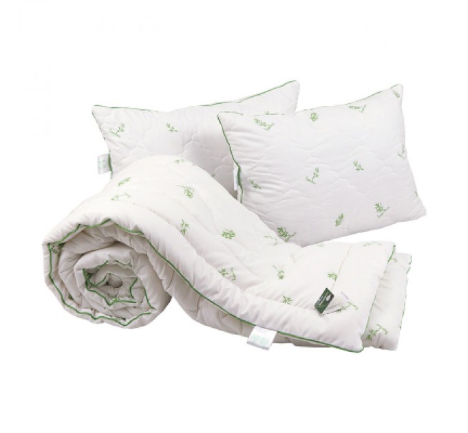 Руно Ковдра Руно набір ковдра 200х220 + 2 подушки 50х70 (925.52_Bamboo Style_demi)