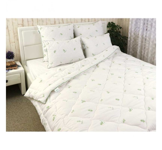 Руно Ковдра Руно набір ковдра 200х220 + 2 подушки 50х70 (925.52_Bamboo Style_demi)