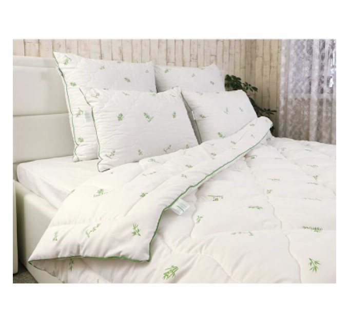 Руно Ковдра Руно набір ковдра 200х220 + 2 подушки 50х70 (925.52_Bamboo Style_demi)