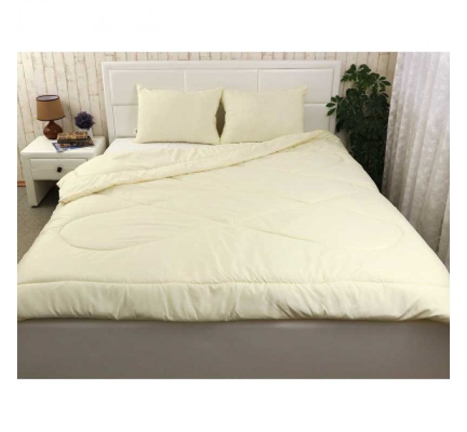 Руно Ковдра Руно набір ковдра 200х220 + 2 подушки 50х70 (925.52СЛБ_Молочний)