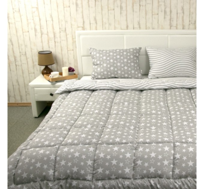 Руно Ковдра Руно набір ковдра 200х220 + 2 подушки 50х70 силіконові Star Plus (925.52Star_plus)