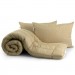 Руно Ковдра Руно набір ковдра 200х220 + 2 подушки 50х70 силіконові Бежевий (К_925.52СЛ300_Бежевий)