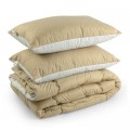 Руно Ковдра Руно набір ковдра 200х220 + 2 подушки 50х70 силіконові Бежевий (К_925.52СЛ300_Бежевий)