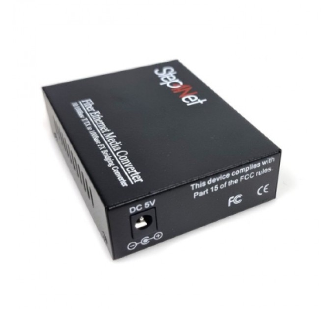 Step4Net Медіаконвертер 10/100Base-TX to 100Base-FX, SM, 1550nm, SC/PC, 20км Step4Net (MC-R-0,1-1SM-1550nm-20-LFP)