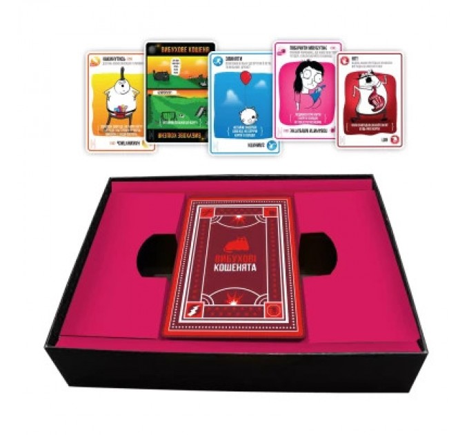 Rozum Настільна гра 18+ Rozum Вибухові кошенята: доросла версія 18+ (810083046389)