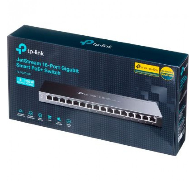 Комутатор мережевий TP-Link SG2016P