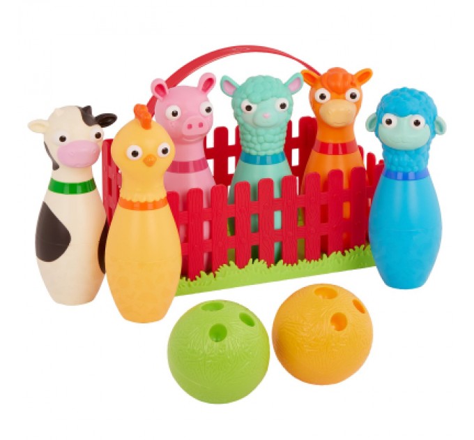 Battat Ігровий набір Battat для боулінгу - Весела ферма (BT1802Z)