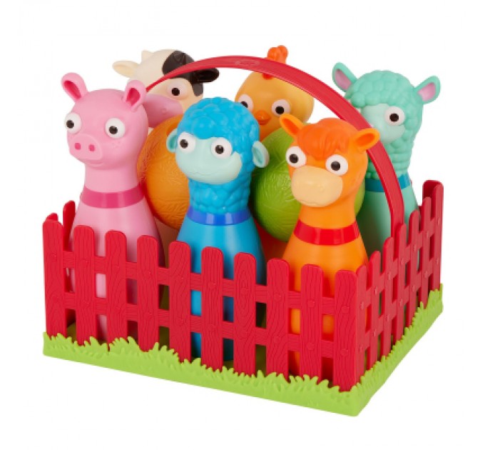 Battat Ігровий набір Battat для боулінгу - Весела ферма (BT1802Z)