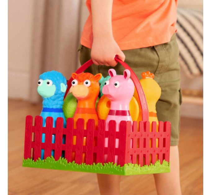 Battat Ігровий набір Battat для боулінгу - Весела ферма (BT1802Z)