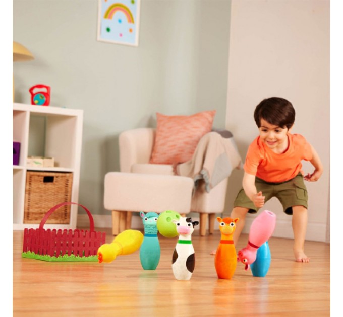 Battat Ігровий набір Battat для боулінгу - Весела ферма (BT1802Z)