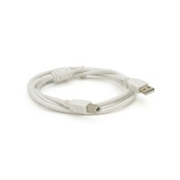 Кабель для принтера USB 2.0 AM/BM 0.8m ferrite white Voltronic (YT-AM/BM-0.8W)