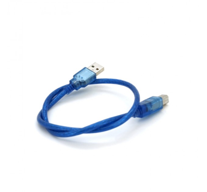 Ritar Кабель для принтера USB 2.0 AM/BM 0.5m blue Ritar (YT-AM/BM-0.5TBL)
