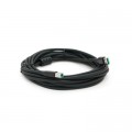 VEGGIEG Кабель для принтера USB 2.0 AM/BM 5.0m ferrite black VEGGIEG (V-U207)
