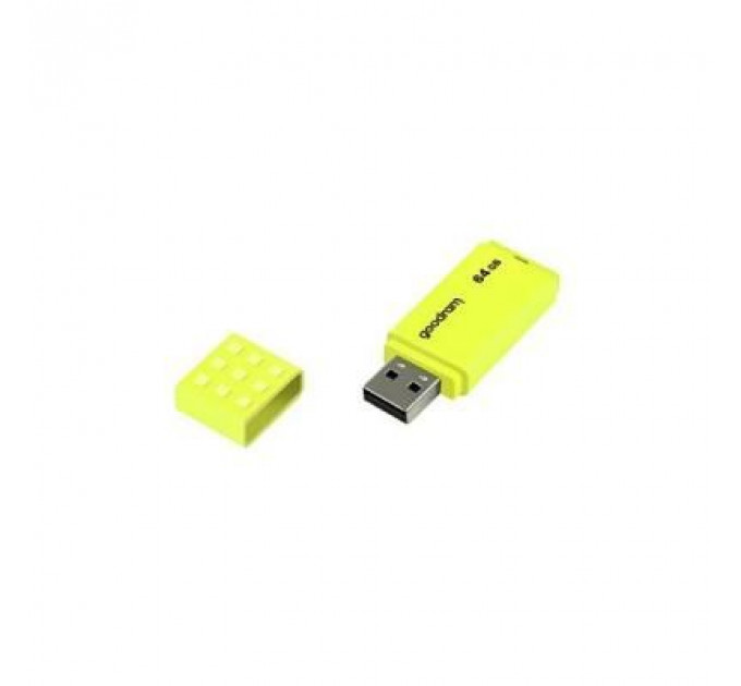 USB флеш накопичувач Goodram 64GB UME2 Yellow USB 2.0 (UME2-0640Y0R11)