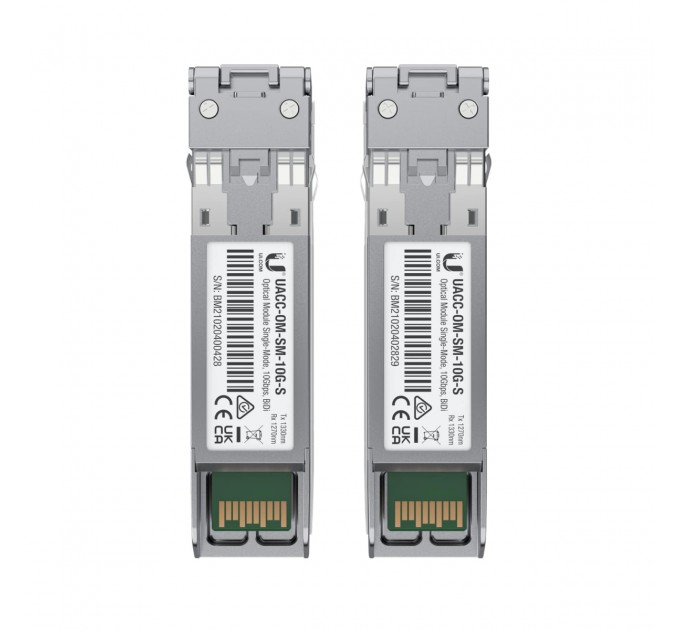 Ubiquiti Модуль SFP Ubiquiti 10G Bidirectional Single-Mode Optical Module 2 pack (UACC-OM-SM-10G-S-2)