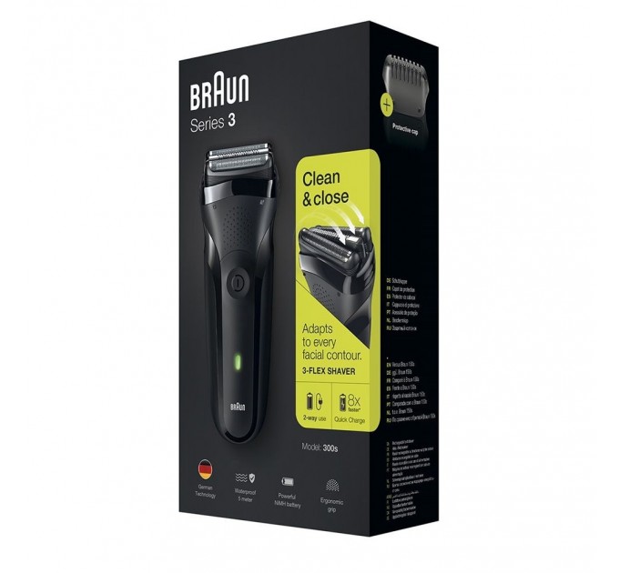 Braun Електробритва Braun Series 3 300 Black