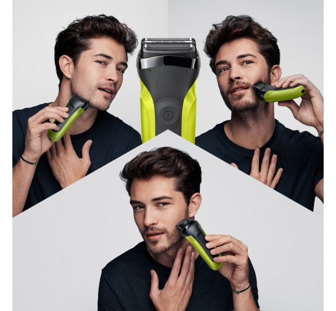 Braun Електробритва Braun Series 3 300BT Black/Green