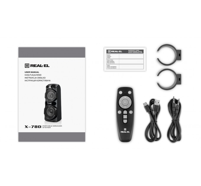 REAL-EL Акустична система REAL-EL X-780 Black