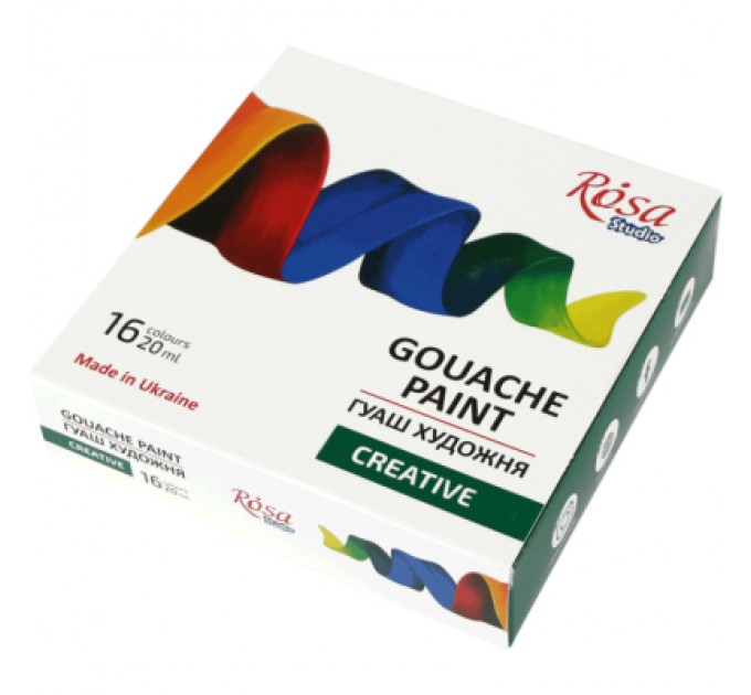 Rosa Гуашеві фарби Rosa Studio Creative 16*20 мл (4823098531609)