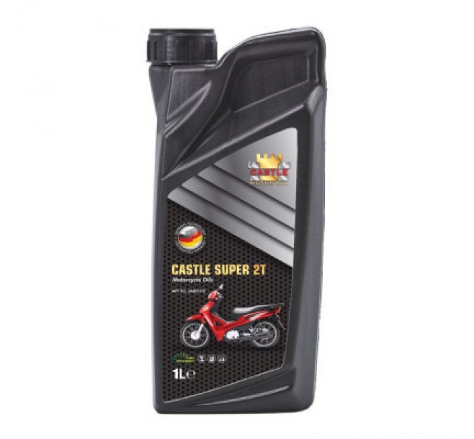 CASTLE MOTOR OILS Моторна олива CASTLE MOTOR OILS SUPER 2T MOTORCYCLE OILS 1л