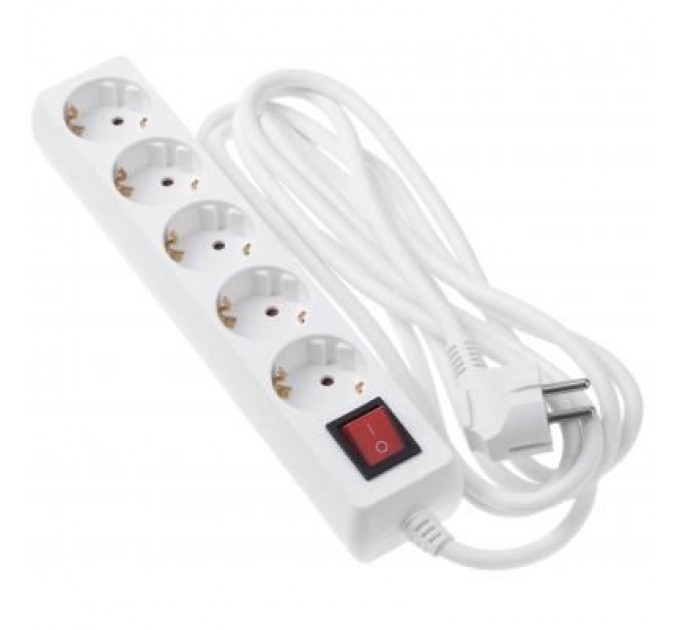 2E Мережевий фільтр живлення 2E 5xSchuko, 3м (2E-U05ESM3)