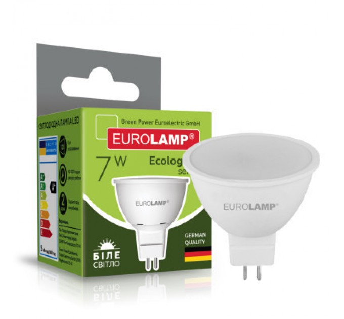 Eurolamp Лампочка Eurolamp LED SMD MR16 7W GU5.3 4000K 220V (LED-SMD-07534(P))