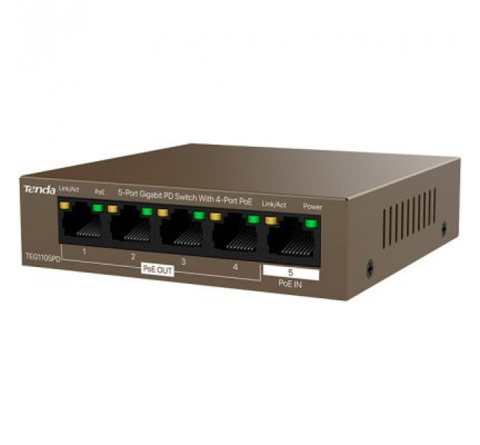 Комутатор мережевий Tenda TEG1105PD