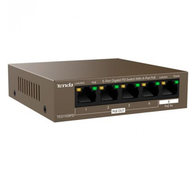 Комутатор мережевий Tenda TEG1105PD
