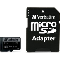 Карта пам'яті Verbatim 32GB microSDXC class 10 UHS-III PRO (47041)