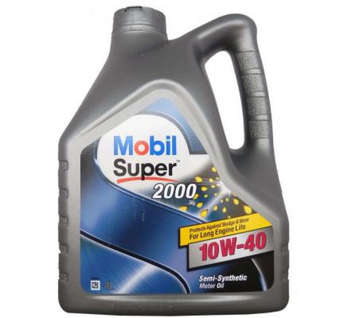 Mobil Моторна олива Mobil SUPER 2000 10W40 4л (MB 10W40 2000 4L)