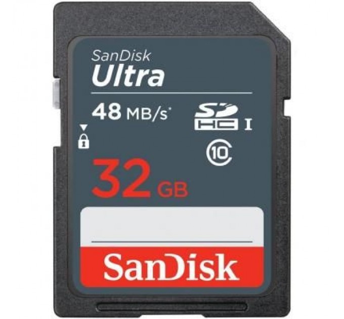 SanDisk Карта пам'яті SanDisk 32GB SDHC class 10 UHS-I Ultra Lite (SDSDUNR-032G-GN3IN)