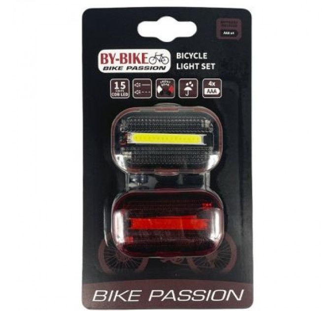 Good Bike Комплект велофар Good Bike BY-Bike Three COB LED (99173-IS)