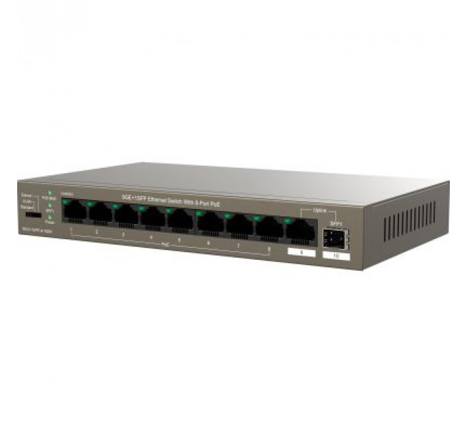 Комутатор мережевий Tenda TEG1110PF-8-102W