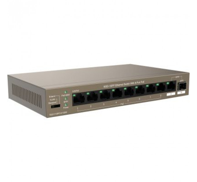 Комутатор мережевий Tenda TEG1110PF-8-102W